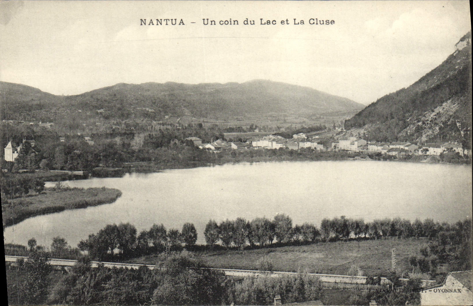 Nantua - Un coin du Lac et La Cluse — Oyonnax