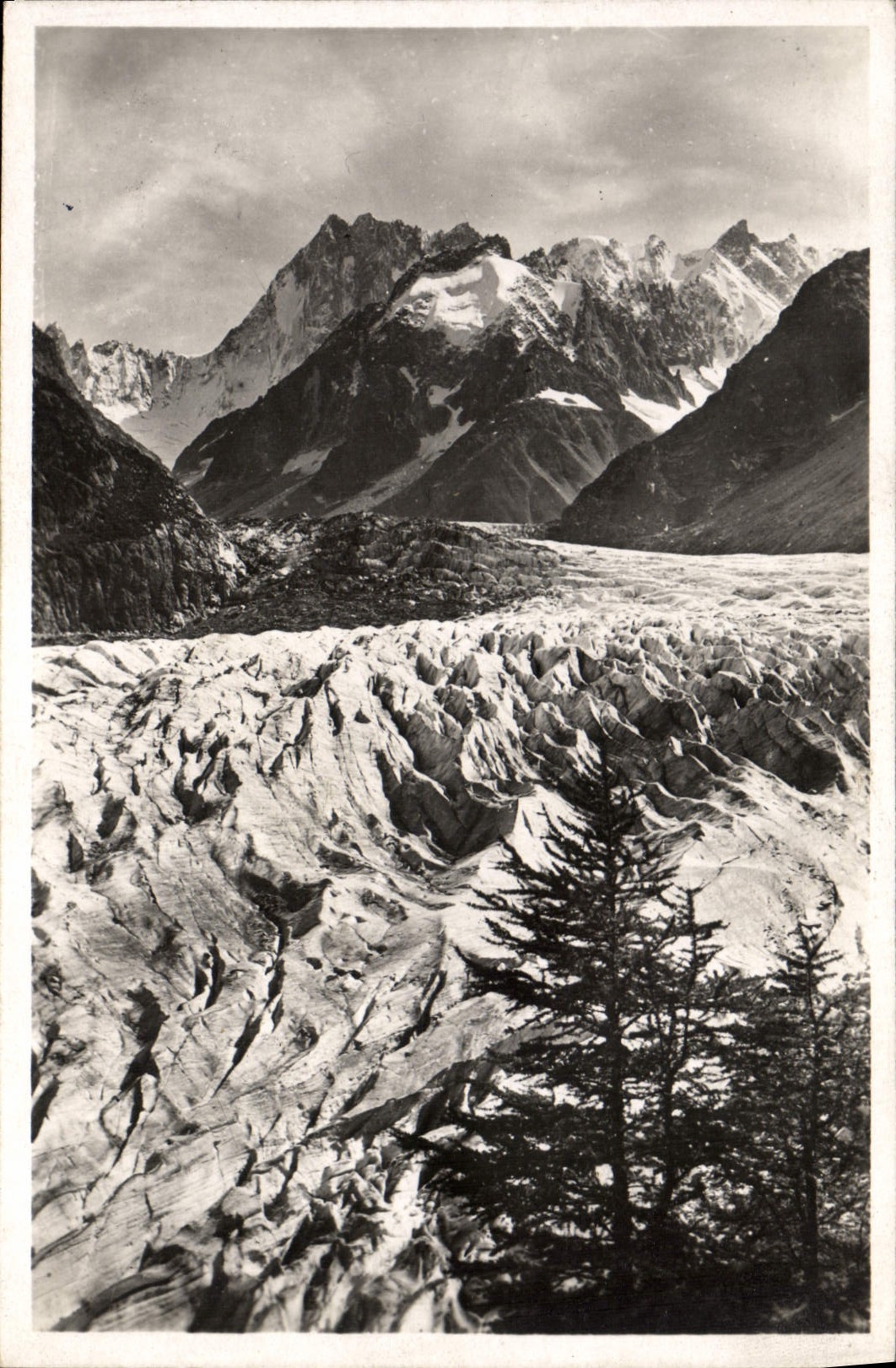 CPA Chamonix La Mer De Glace