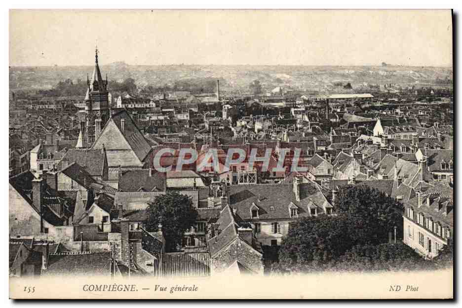 CPA Compiegne Vue Generale