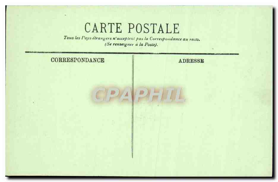 CPA Saint Quentin Le Palais De Justice — Verso
