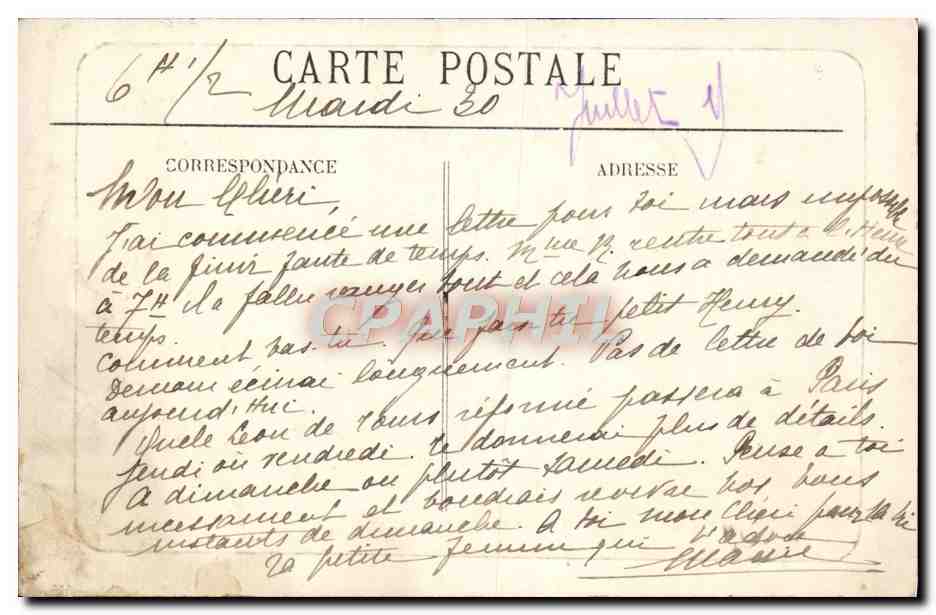Provins — La Tour de César et le Dôme de St-Quiriac — A. Vernant, édit. — Rückseite