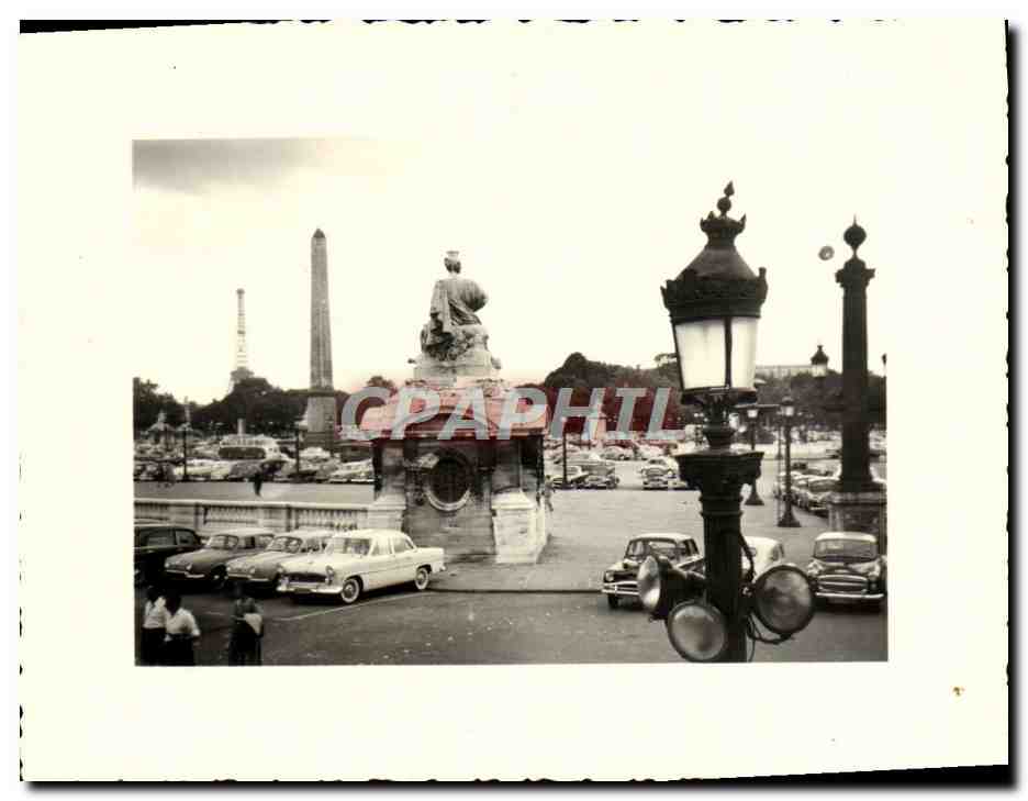Photo Paris Place de la Concorde Tour Eiffel