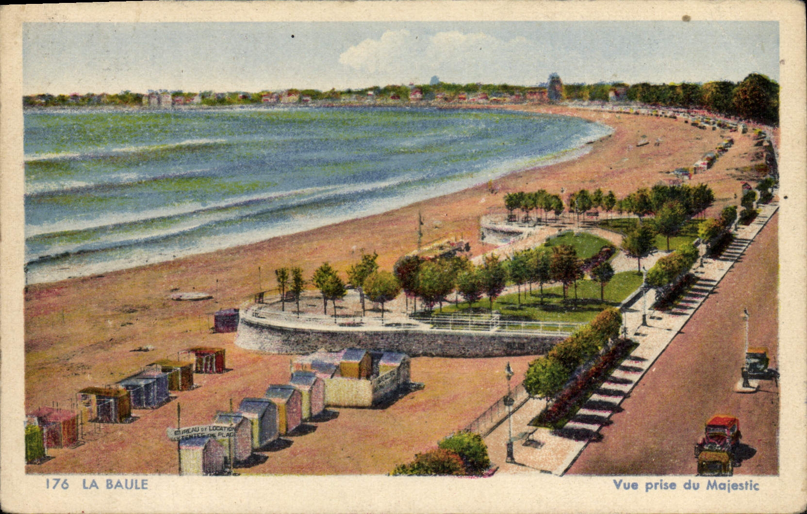 CPA La Baule Vue Prise Du Majestic