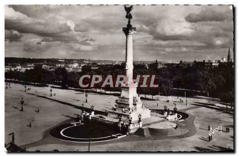 CPM Bordeaux Place Des Quinconces et Monument des Girondins