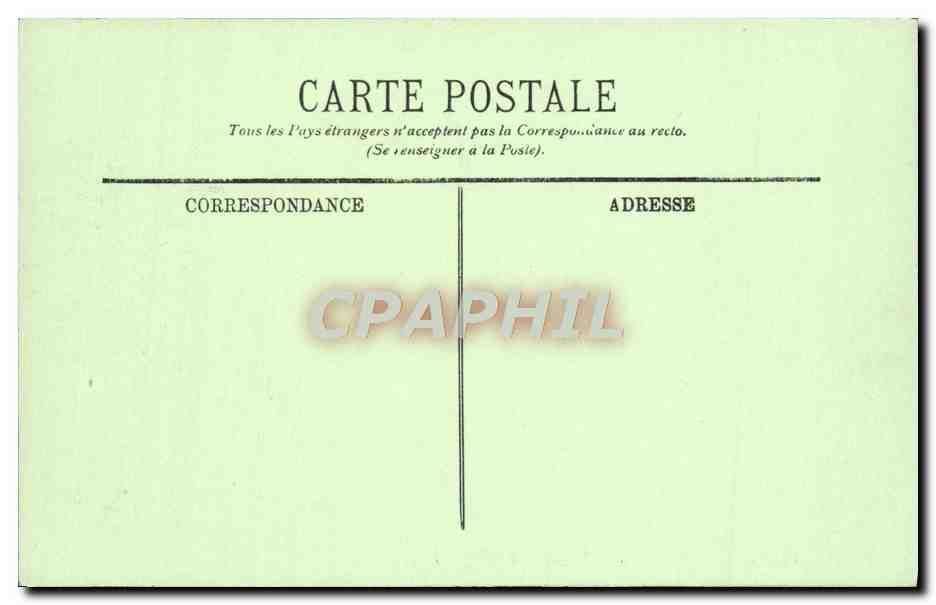 CPA Aix Les Bains Le Jardin Public — Rückseite