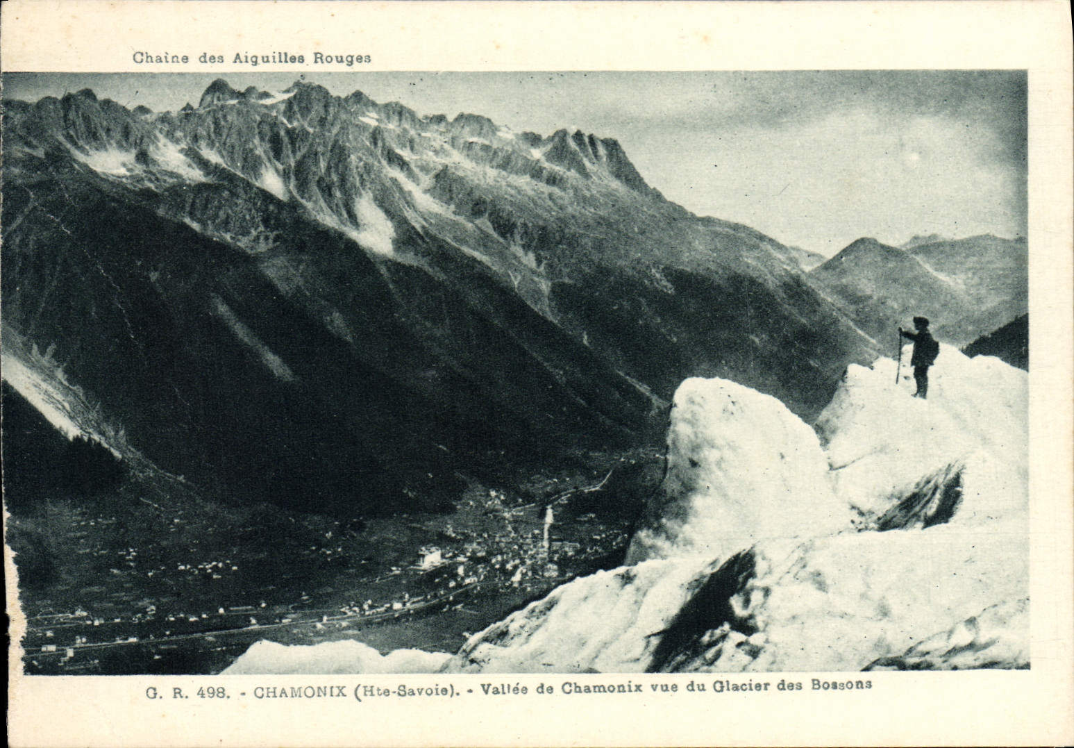 CPA Chamonix Vallee De Chamonix Vue Du Glacier Des Bossons
