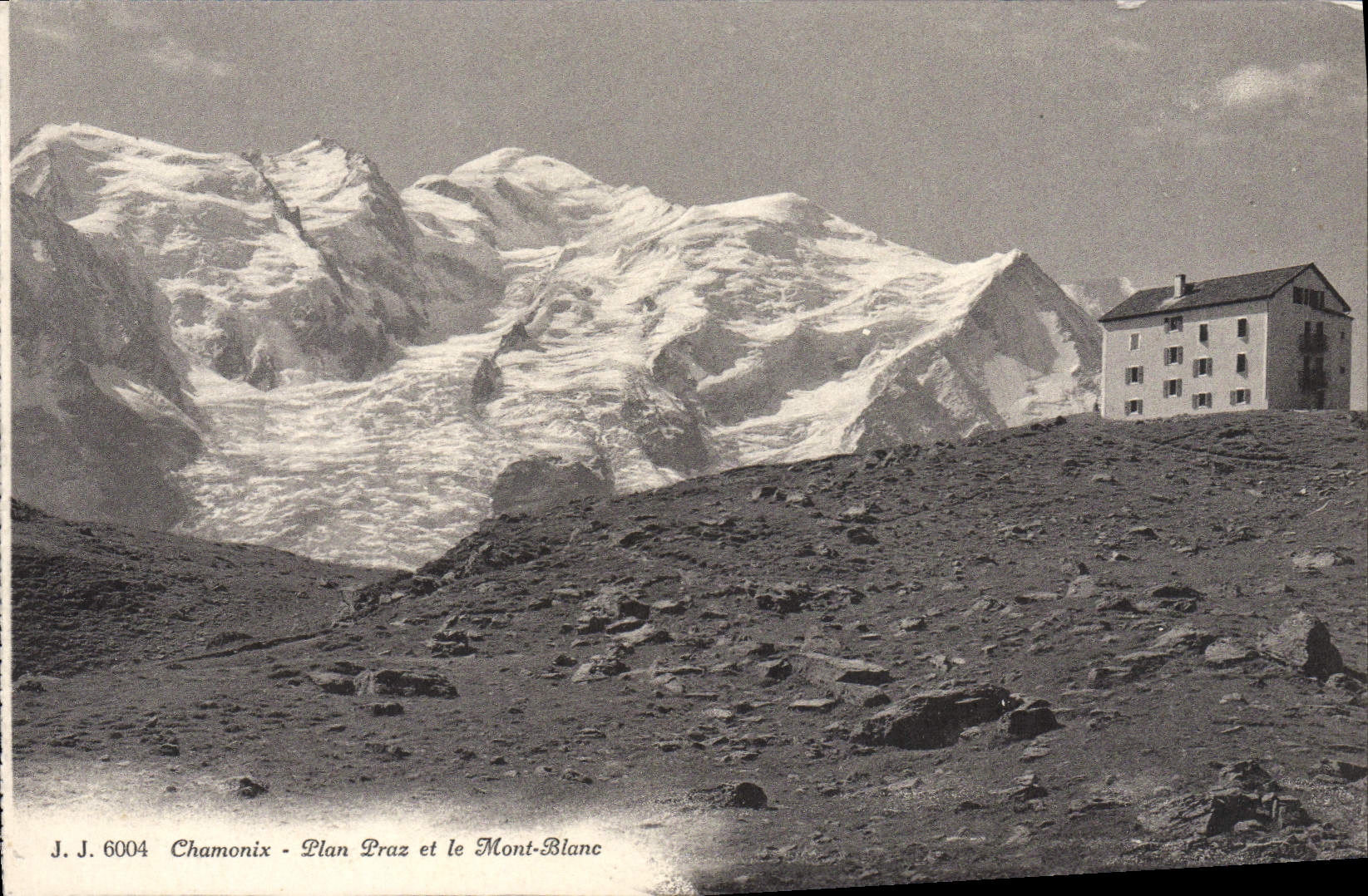 CPA Chamonix Plan Praz et le Mont Blanc