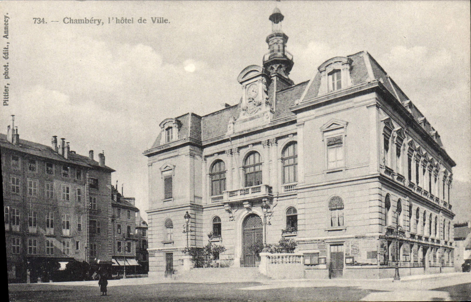Chambéry, l'hôtel de Ville — éditeur Pittier, Annecy, n° 734