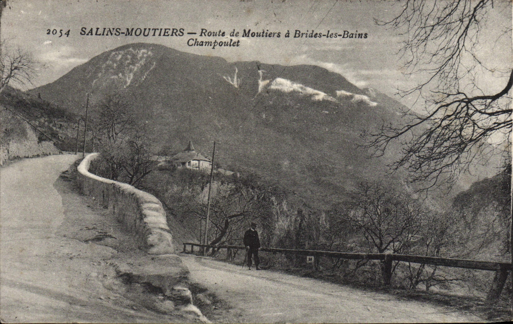 CPA Salins Moutiers Route de Moutiers a Brides Les Bains Champoulet