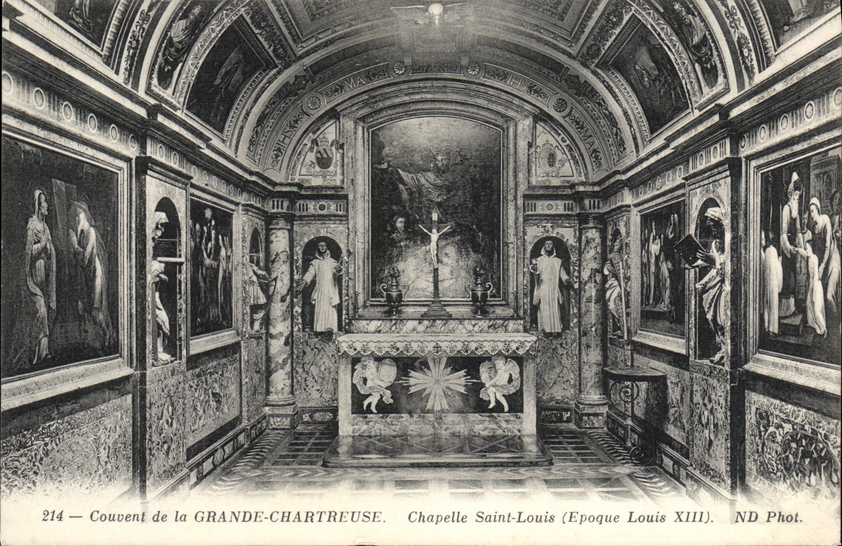 Couvent de la GRANDE-CHARTREUSE — Chapelle Saint-Louis (époque Louis XIII) — ND Phot.