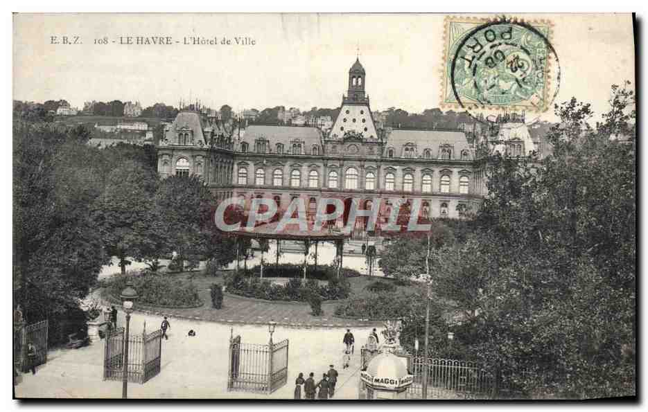 CPA Le Havre L'Hotel de Ville Maggi
