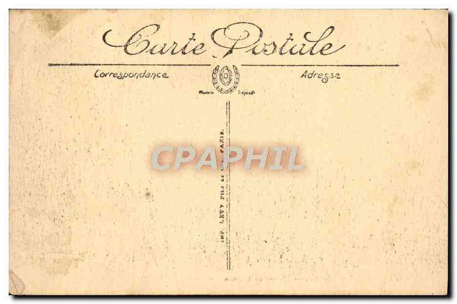 CPA Le Mont Dore Plateau du Capucin — Verso