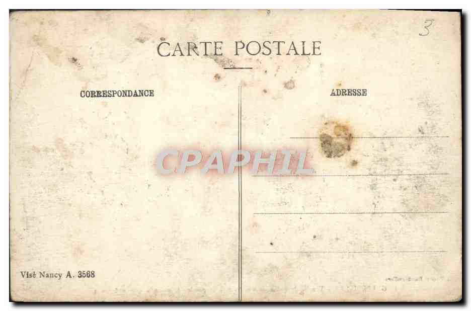 CPA Gerbeviller Tombe de Quinze habitants fusilles par les Allemands Militaria  — Rückseite