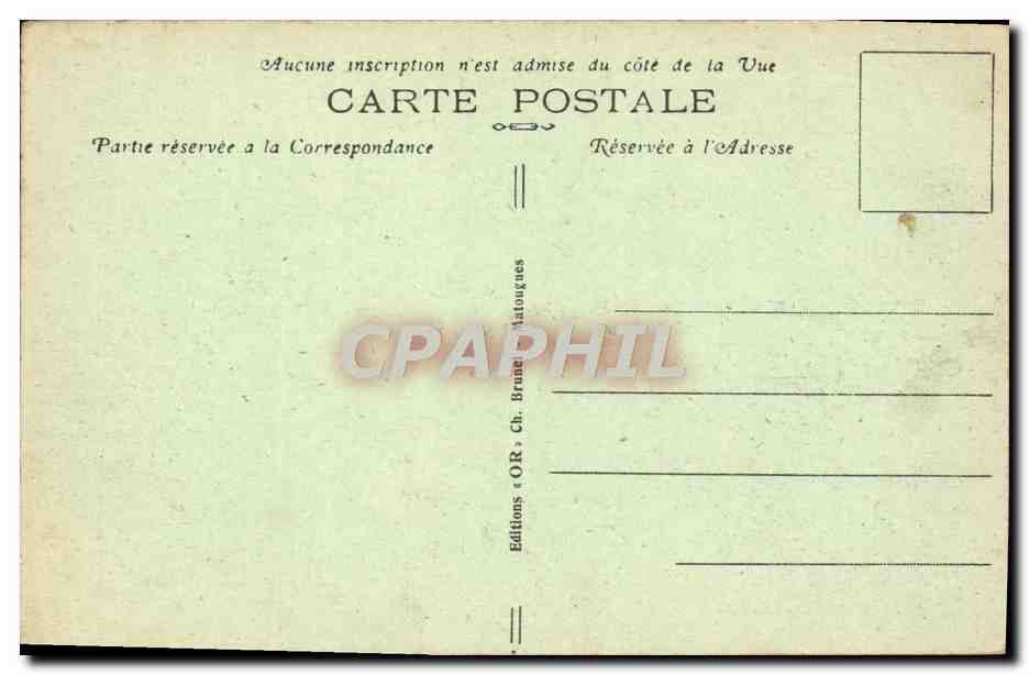 Romagne-sous-Montfaucon — Cimetière Américain — Éditeur OR, Ch. Brune, Naitoungues — Verso