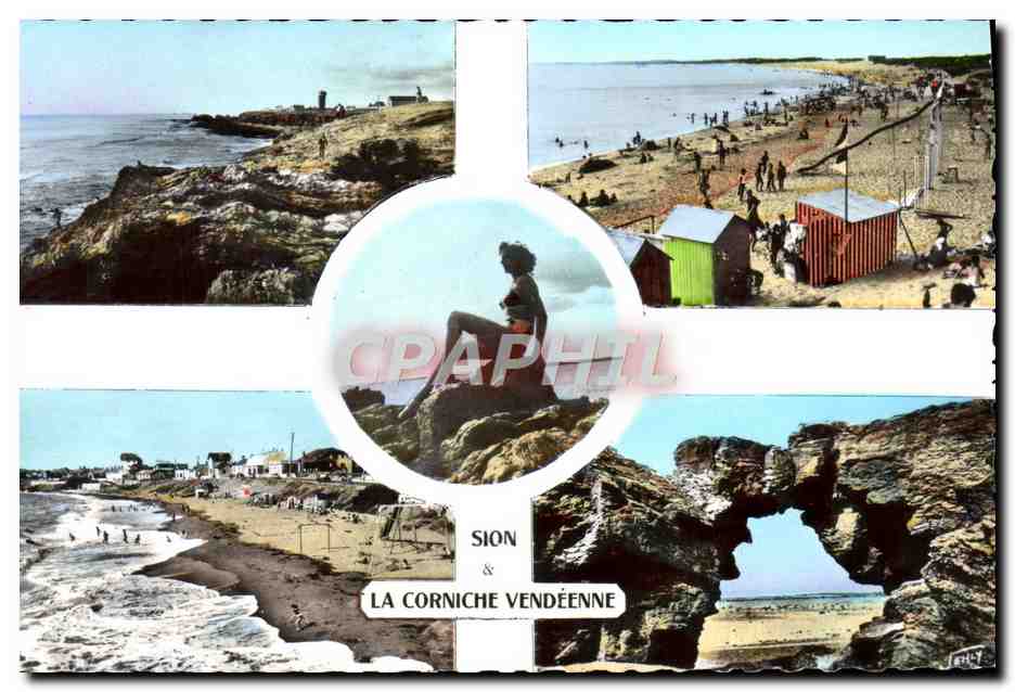 Sion & La Corniche Vendéenne — Éditions JEHLY-POUPIN, n°2 - Anverso