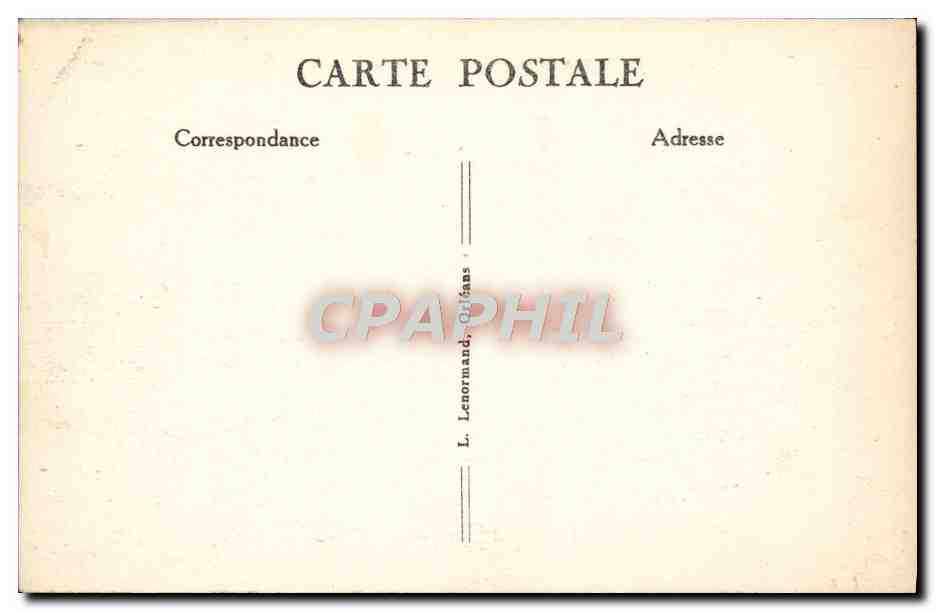 CPA Orleans Vue Generale Pont George V — Verso