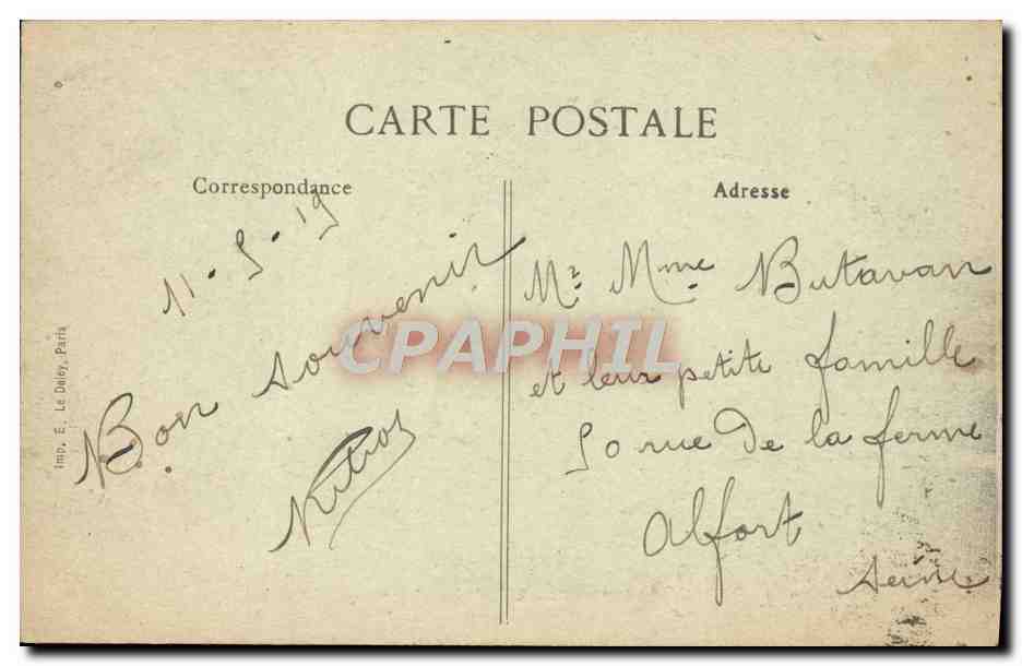Nice-Havrais — Hôtel des Régates et Jardin du Palais — Éditeur E.P.D. — Reverso