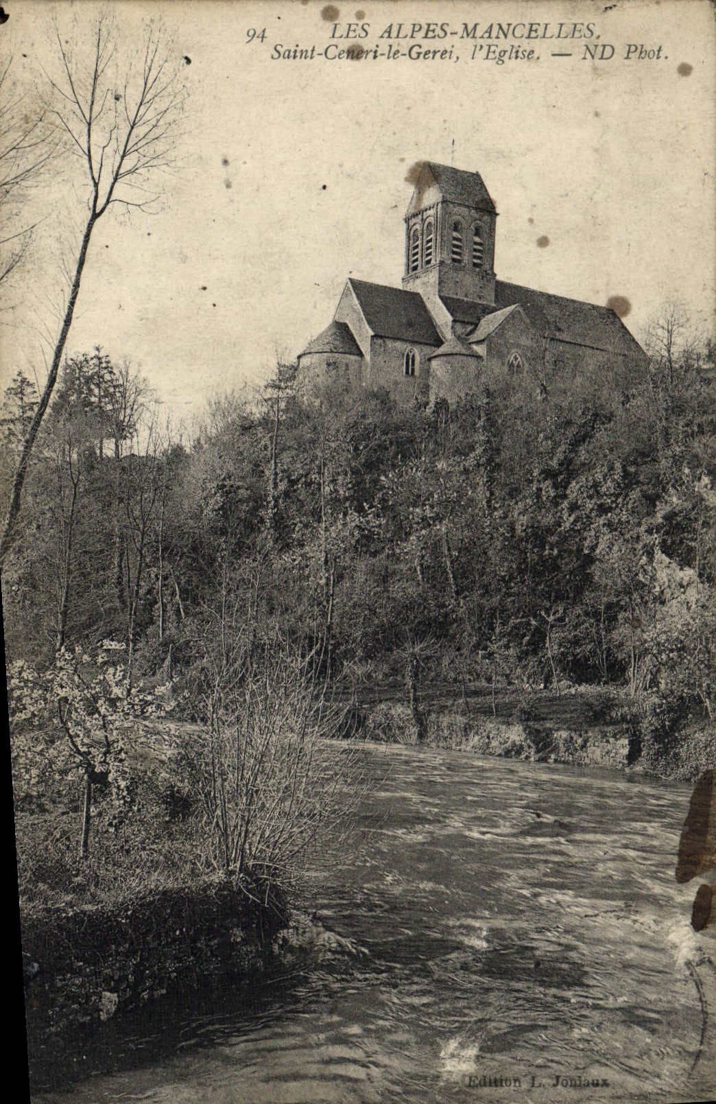 CPA Les Alpes Mancelles Saint Ceneri L'Eglise