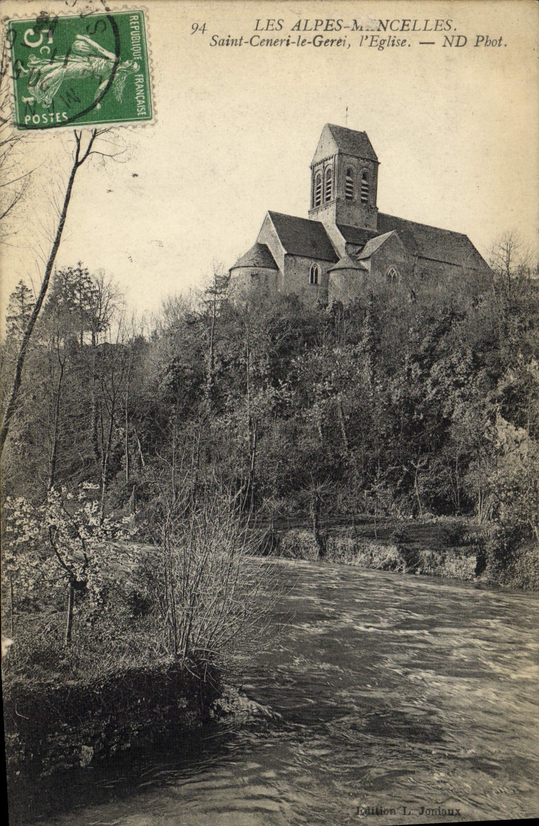 CPA Saint Ceneri le Gerei L'eglise 
