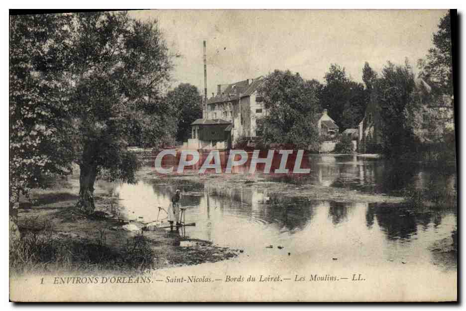 Environs d'Orléans — Saint-Nicolas — Bords du Loirêt — Les Moulins — LL.