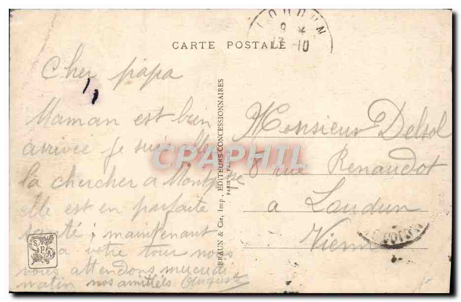 CPA Exposition Coloniale Internationale Paris 1931 Temple d'Angkor  — Rückseite