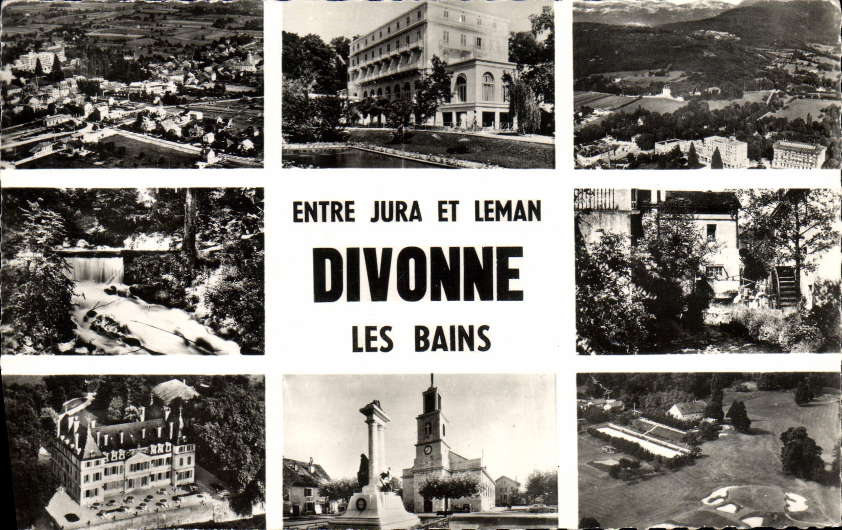 Divonne-les-Bains — Entre Jura et Leman — éditeur inconnu, n° de série non visible