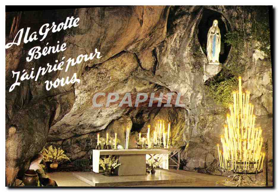 La Grotte de Lourdes — éditeur CPAPHIL, n° 46