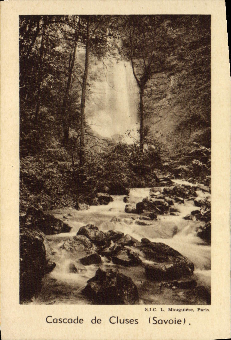 Image Quintonine Cascade de Cluses Savoie