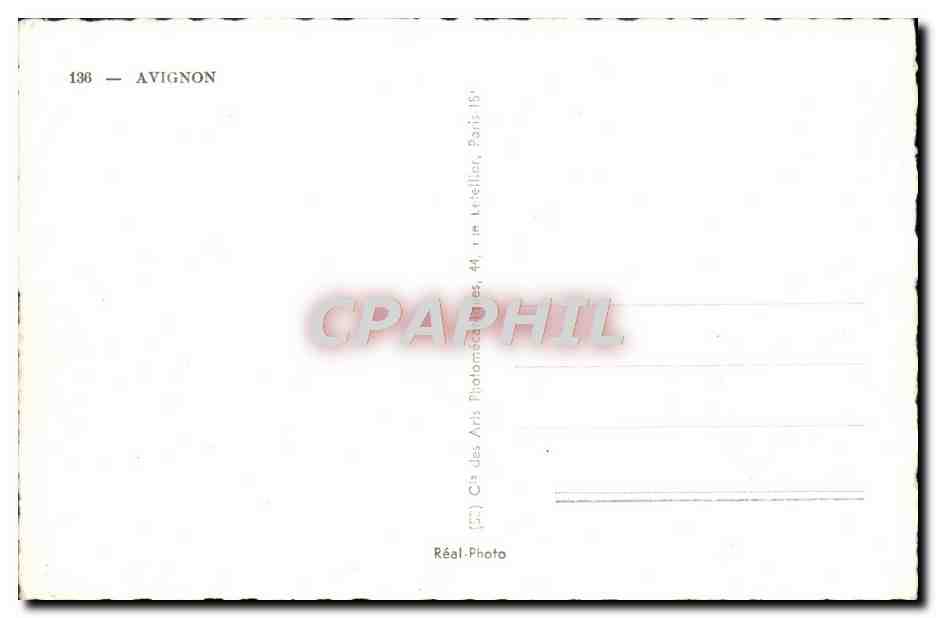 CPM Avignon  — Verso