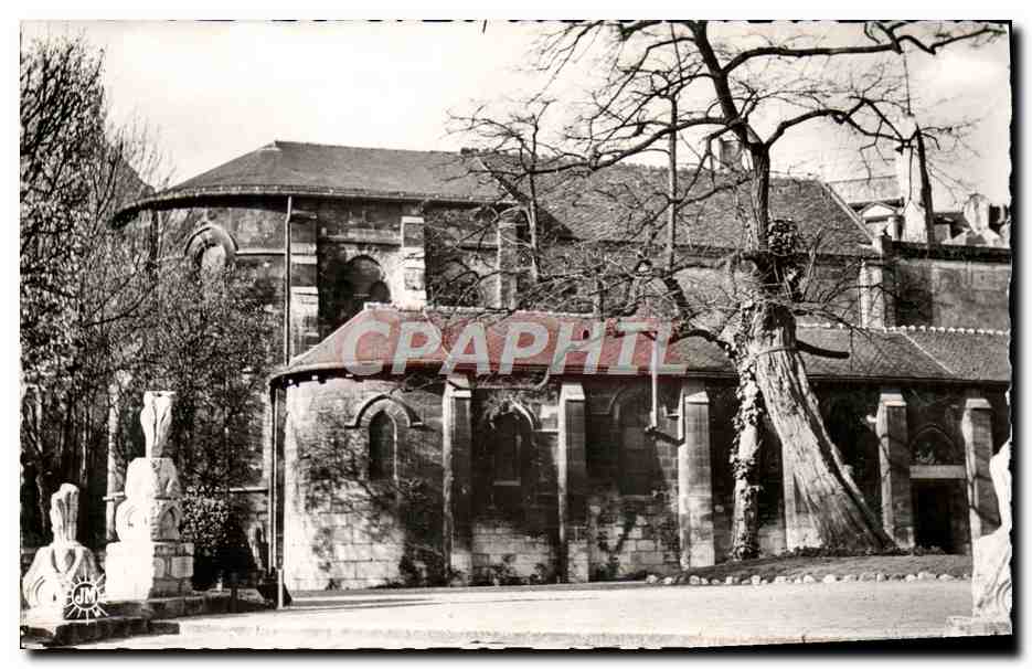 CPM St Julien le Pauvre Paris L'eglise et l'ancien jardin du vieil Hotel Dieu