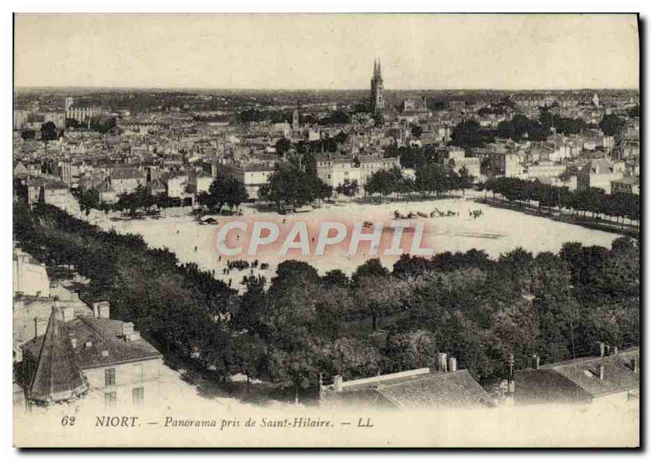 CPA Niort Panorama Pris de Saint Hilaire