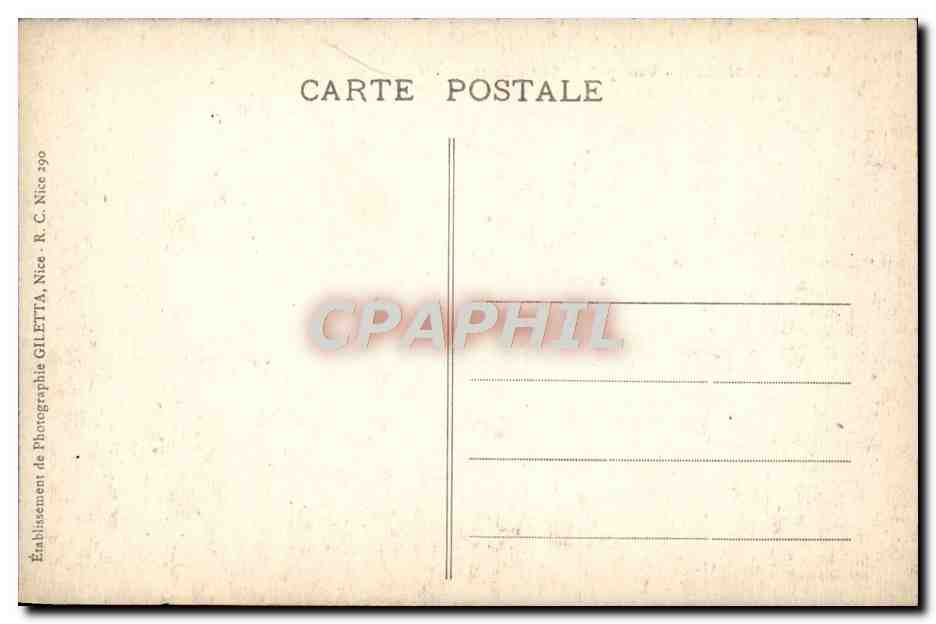 CPA Cannes Vue Prise de la Californie — Verso