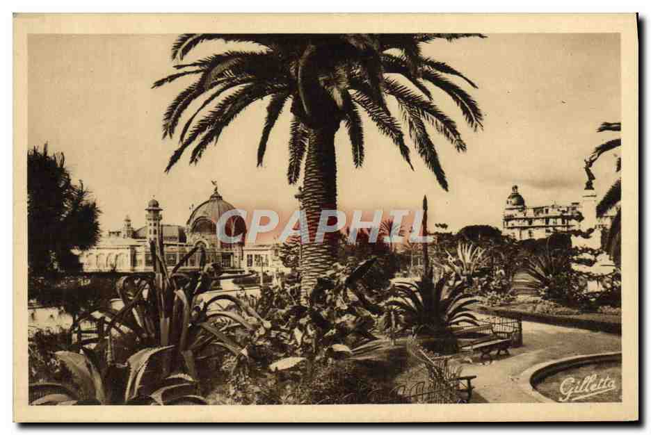 CPA Nice Un Coin des Jardins