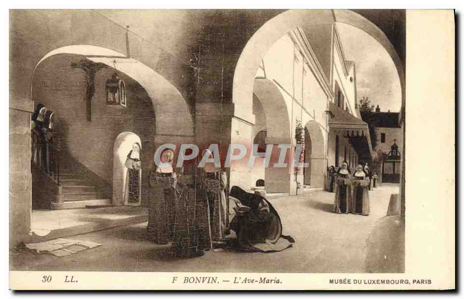 CPA Bonvin L'Ave Maria Musee du Luxembourg Paris