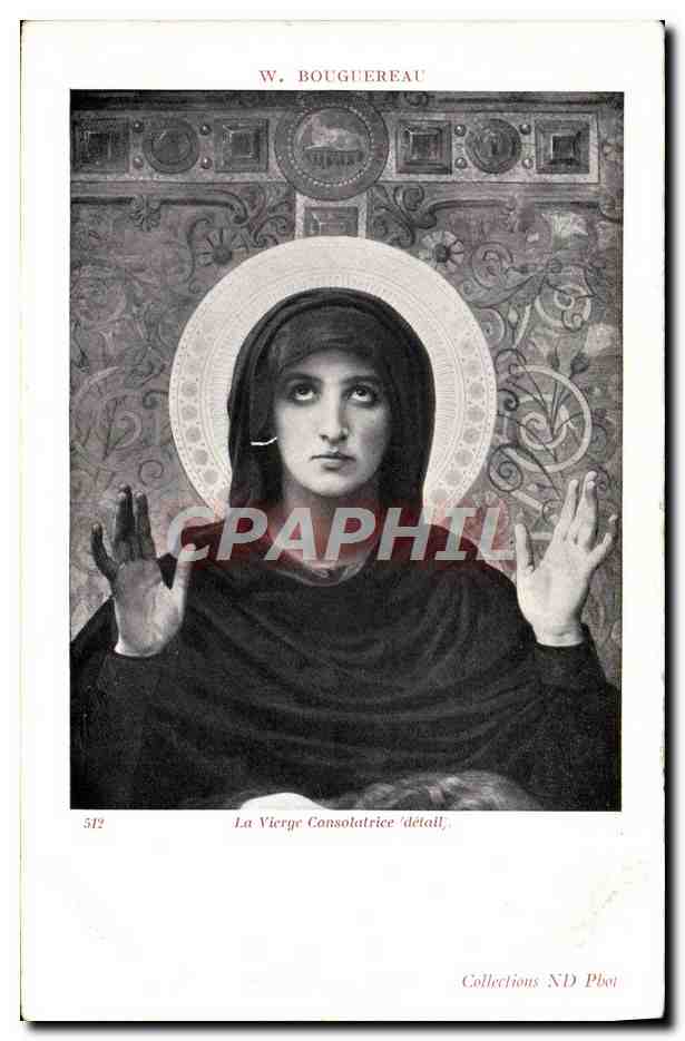 CPA Musee Du Luxembourg Paris Bouguereau La vierge consolatrice