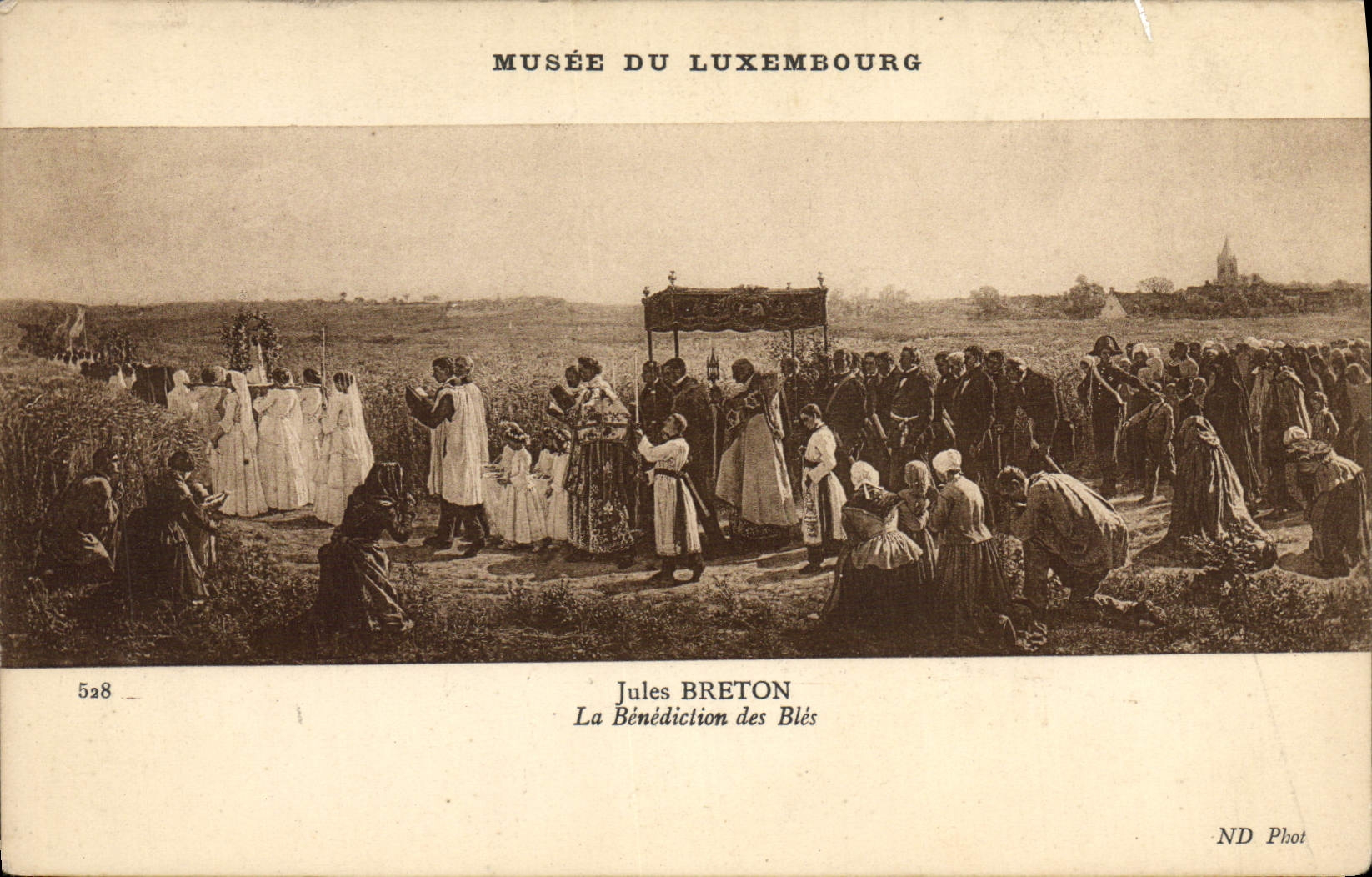CPA Musee Du Luxembourg Jules Breton La benediction des bles