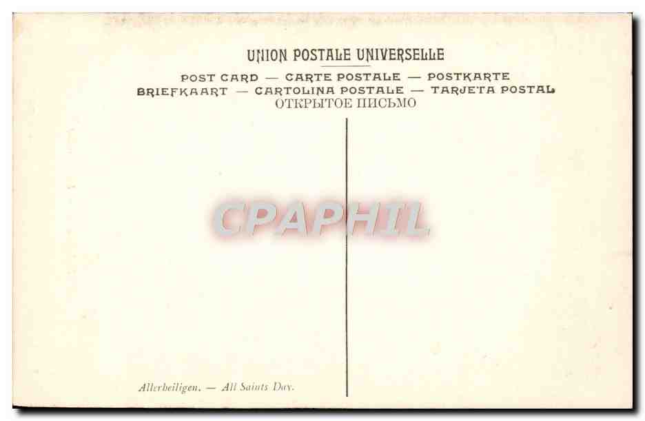 CPA Musee Du Luxembourg Paris Breton La Toussaint — Verso