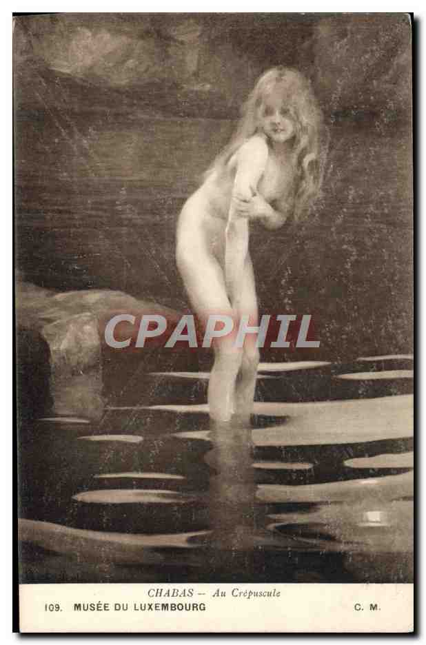 CPA Musee Du Luxembourg Paris Chabas Au Crepuscule