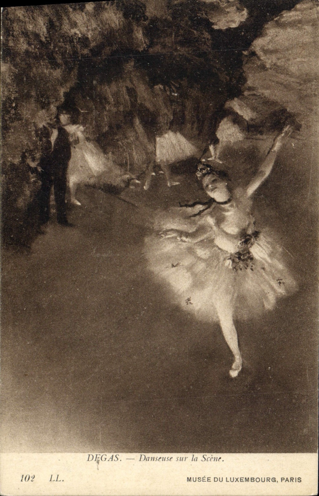CPA Musee Du Luxembourg Paris Degas Danseuse Sur La Scene