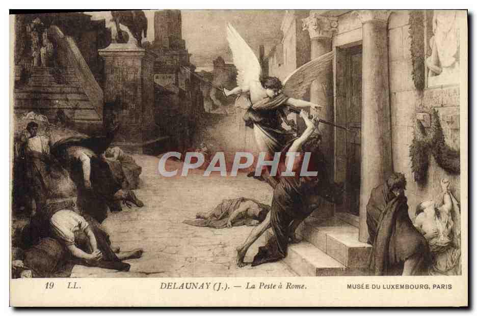 La Peste à Rome — Delaunay (J.) — Musée du Luxembourg, Paris