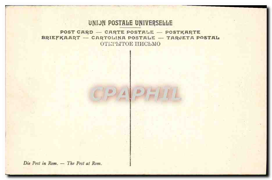 La Peste à Rome — Delaunay (J.) — Musée du Luxembourg, Paris — Rückseite