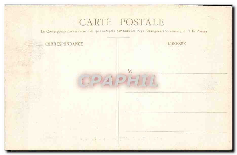 CPA Musee Du Luxembourg Paris Demont Breton La Plage — Verso