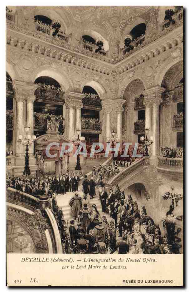 CPA Musee Du Luxembourg Paris Detaille L'Inauguration du Nouvel Opera par le Lord Maire de Londres