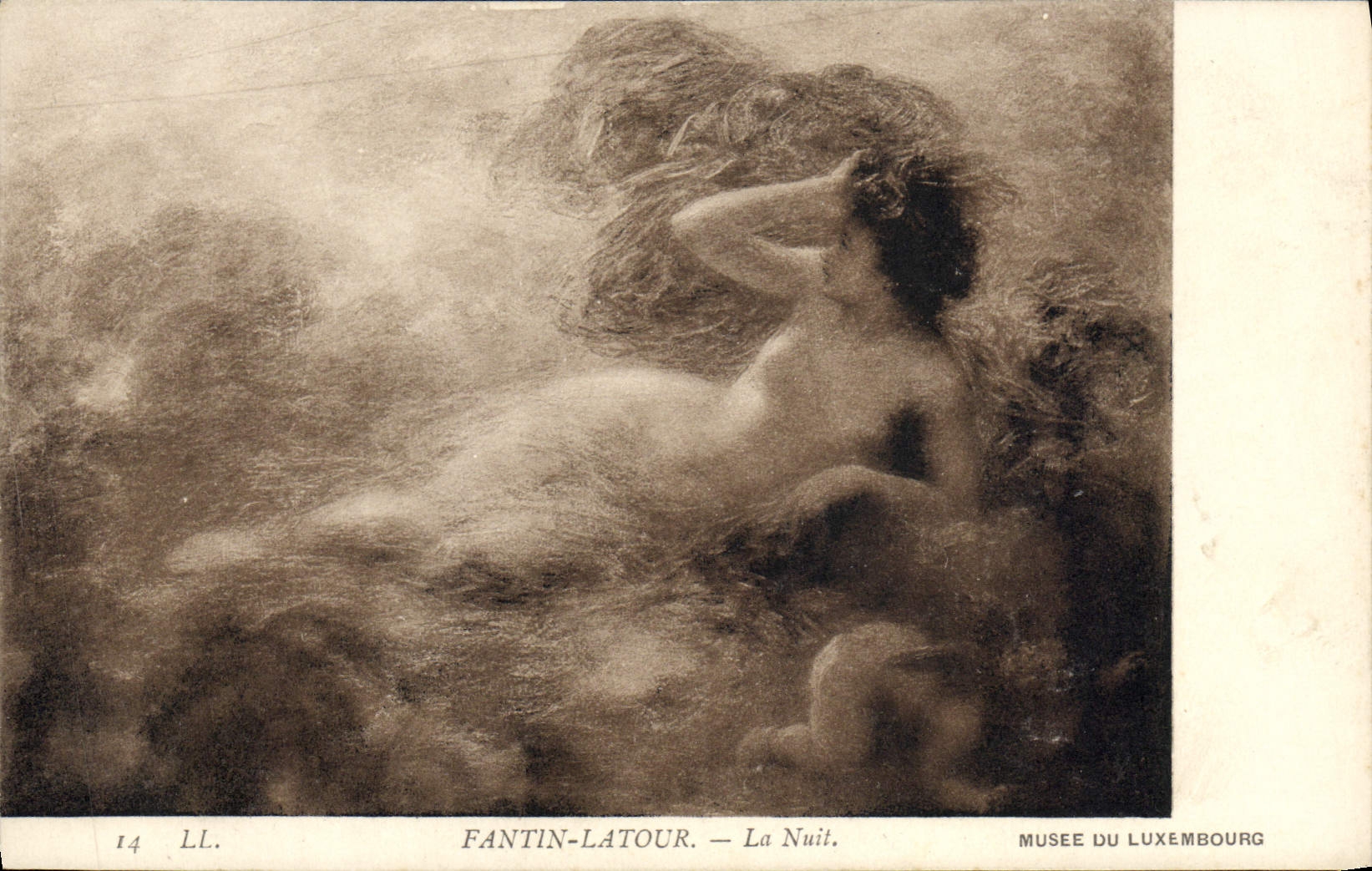 CPA Musee Du Luxembourg Paris Fantin Latour La Nuit