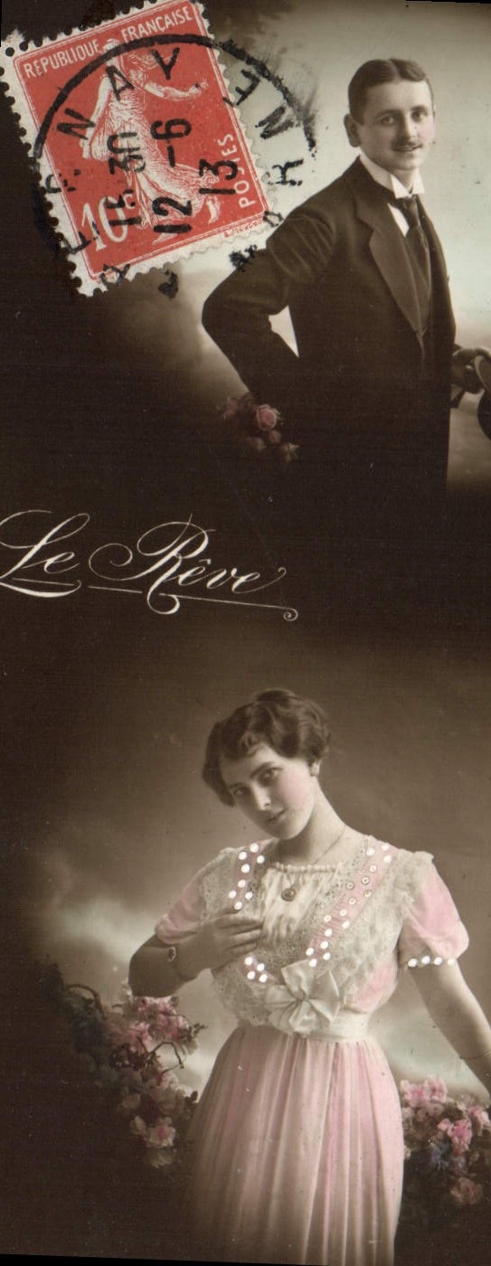 CPA Fantaisie Femme Le reve