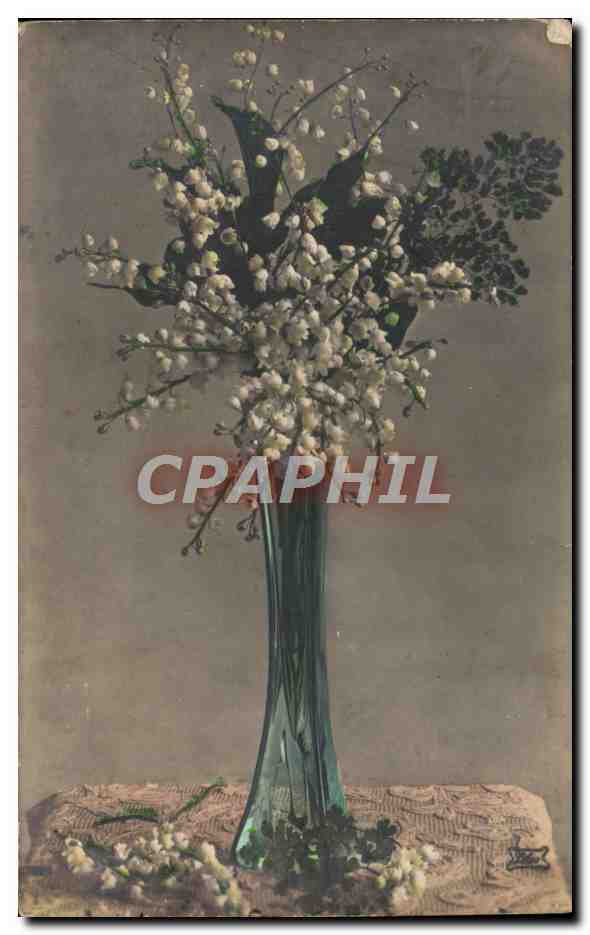 CPA Fantaisie Fleurs Muguet