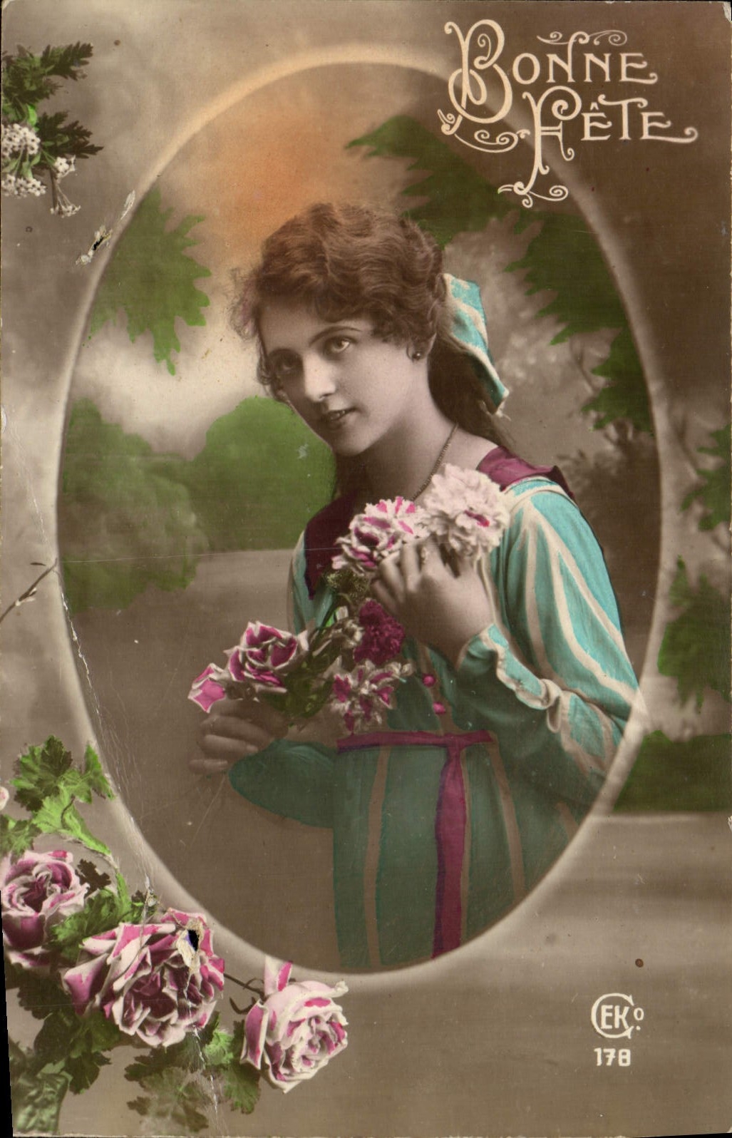 CPA Fantaisie Femme