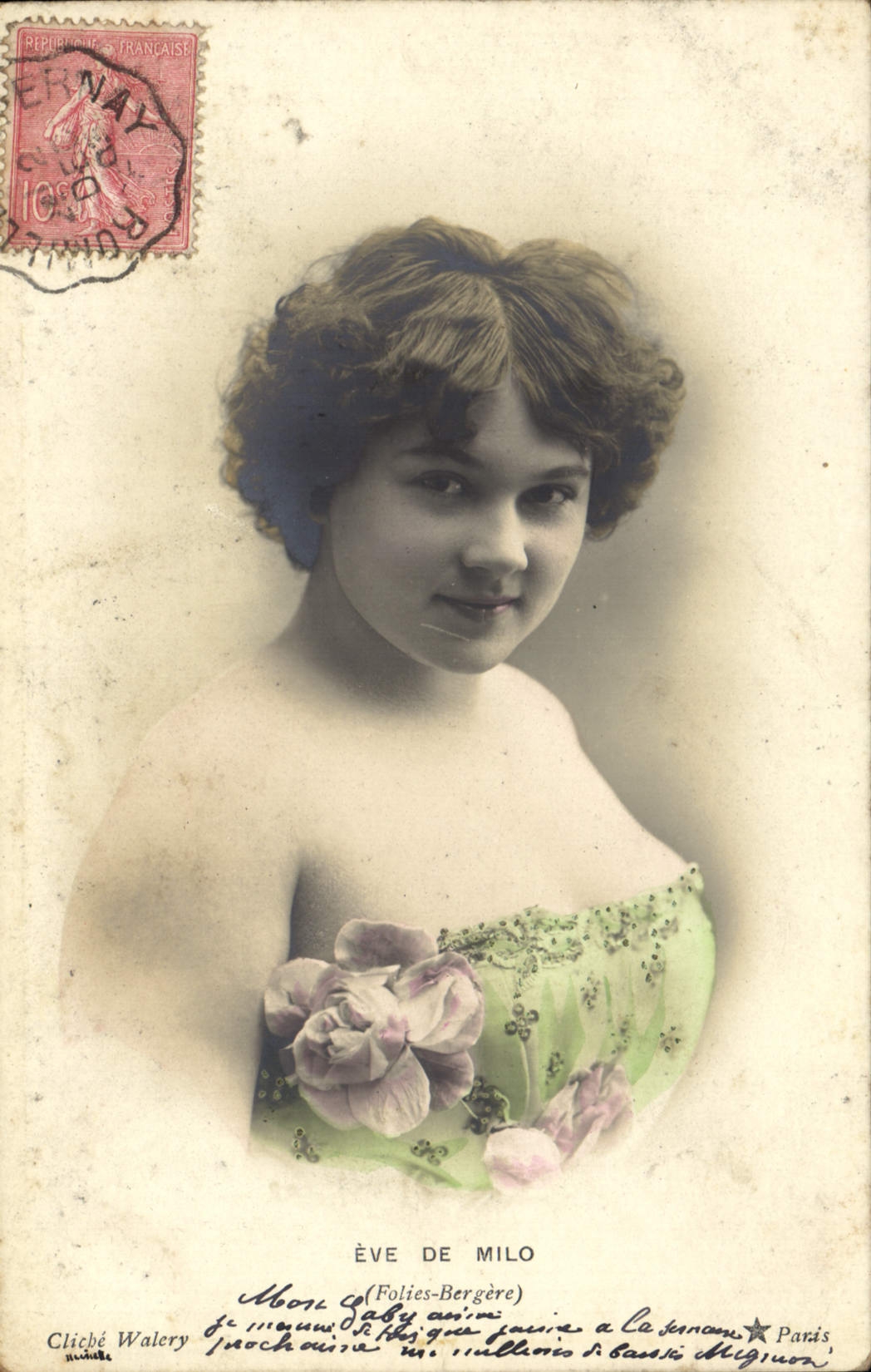 Ève de Milo — (Folies-Bergère) — Cliché Walery