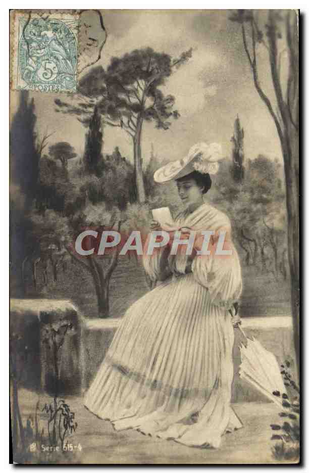 CPA Fantaisie Femme