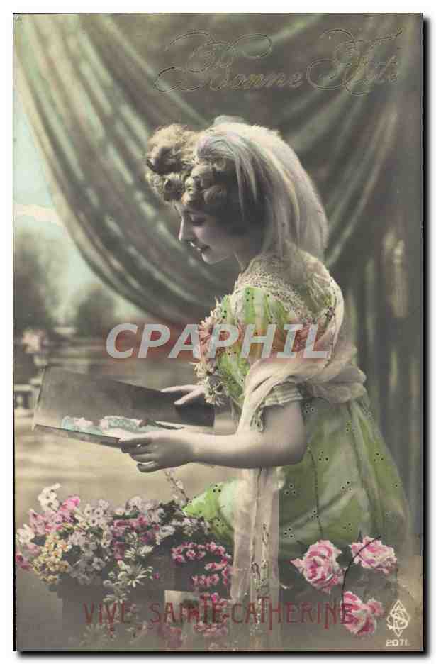 CPA Fantaisie Femme